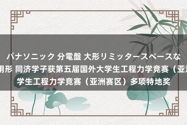 パナソニック 分電盤 大形リミッタースペースなし 露出・半埋込両用形 同济学子获第五届国外大学生工程力学竞赛（亚洲赛区）多项特地奖