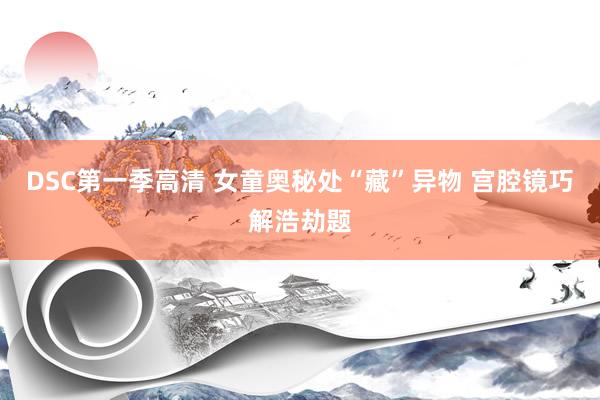 DSC第一季高清 女童奥秘处“藏”异物 宫腔镜巧解浩劫题
