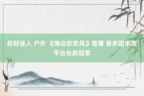 你好迷人 户外 《海边吹吹风》首播 登多国串流平台台剧冠军